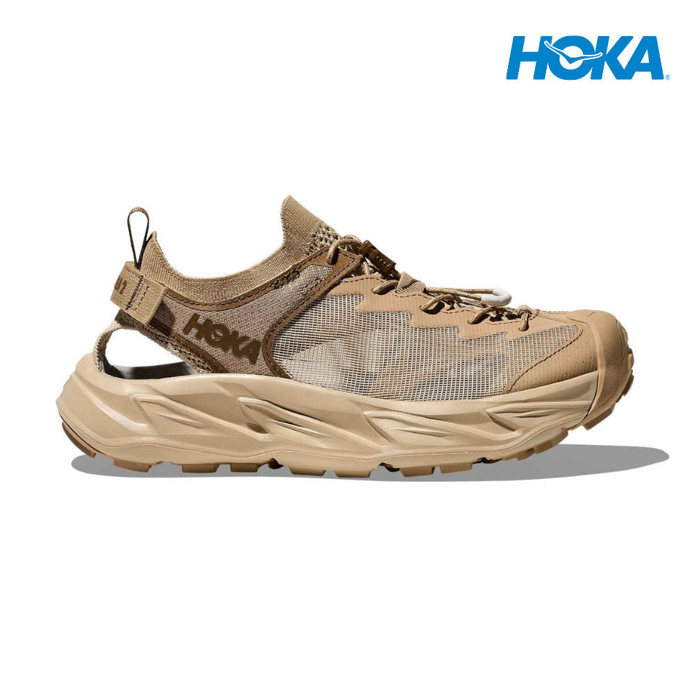 Explore HOKA Women Hopara 2 - Khaki / Cream for trail, outdoor & lifestyle use | Liv Activ Singapore