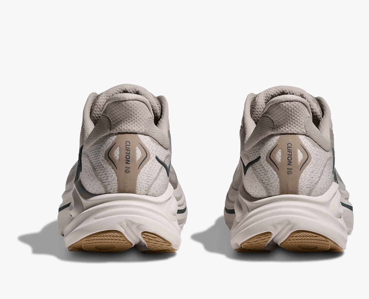 Explore HOKA Men Clifton 10 Wide - Putty / Grout for trail, outdoor & lifestyle use | Liv Activ Singapore