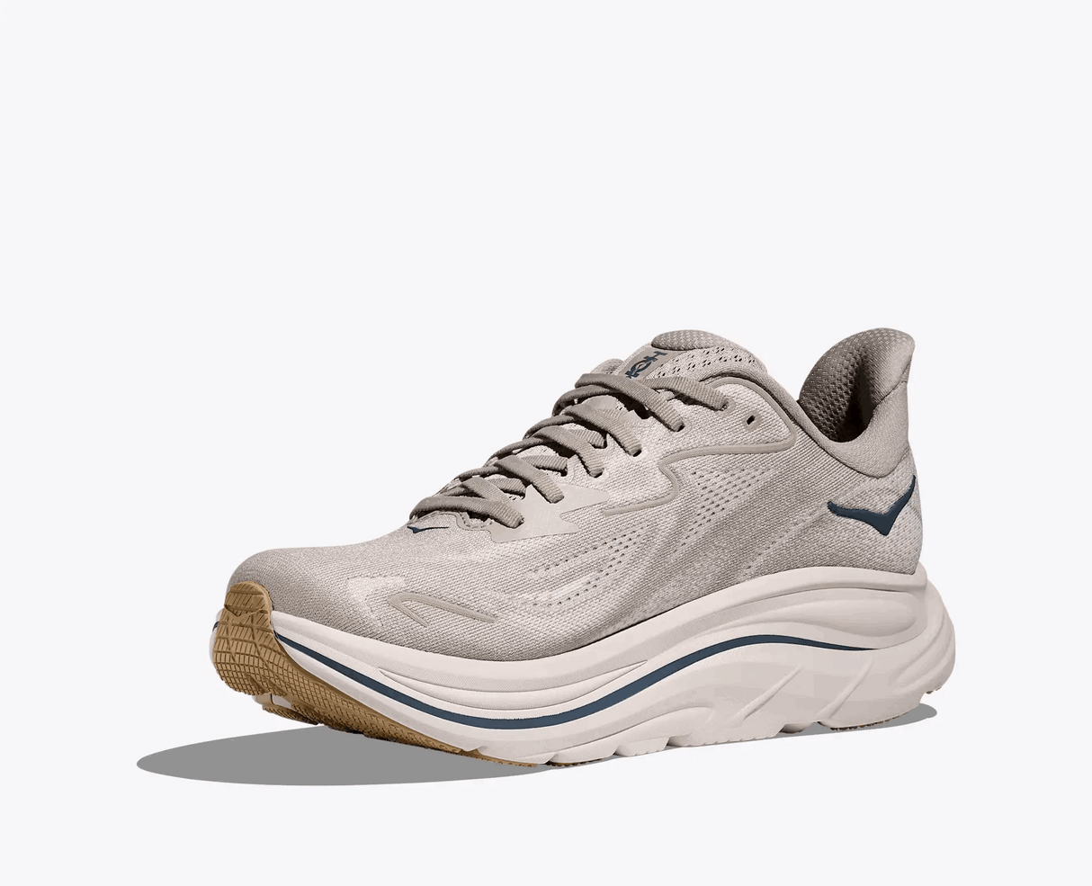 Explore HOKA Men Clifton 10 Wide - Putty / Grout for trail, outdoor & lifestyle use | Liv Activ Singapore