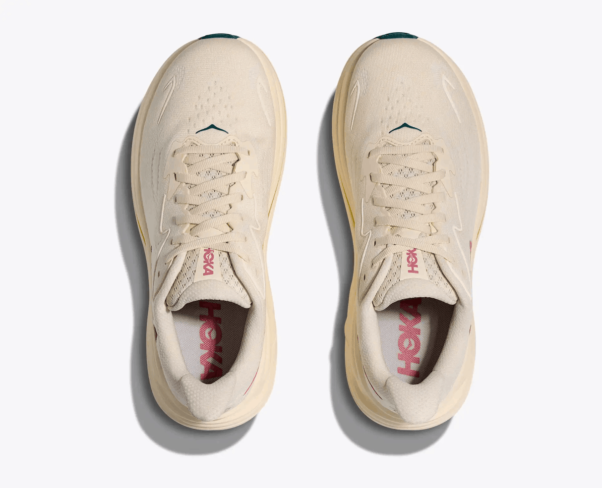 Explore HOKA Women Clifton 10 Wide - Birch / Alabaster for trail, outdoor & lifestyle use | Liv Activ Singapore