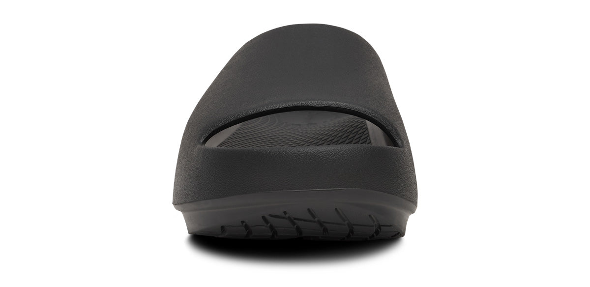 Explore OOFOS Unisex OOahh Plus - Black for trail, outdoor & lifestyle use | Liv Activ Singapore
