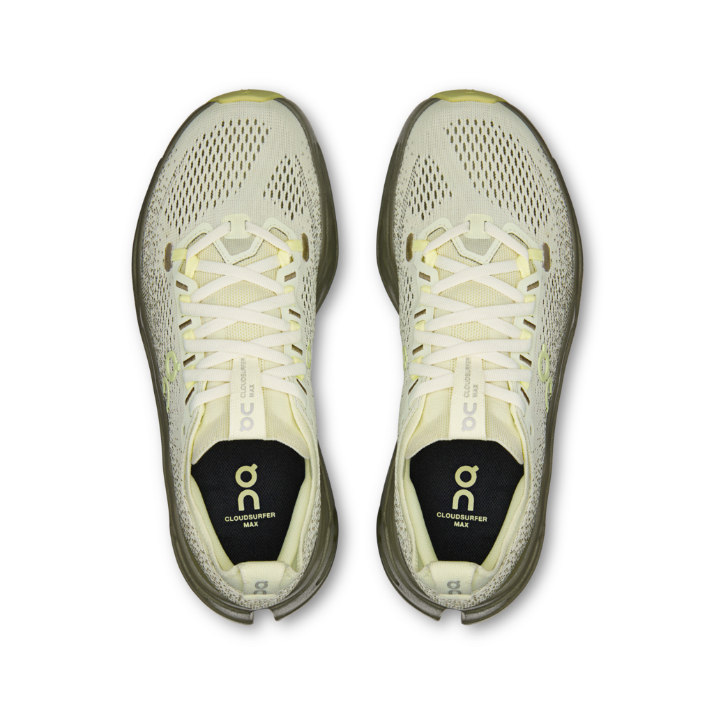 Explore On Women Cloudsurfer Max - Seedling / Olive for trail, outdoor & lifestyle use | Liv Activ Singapore