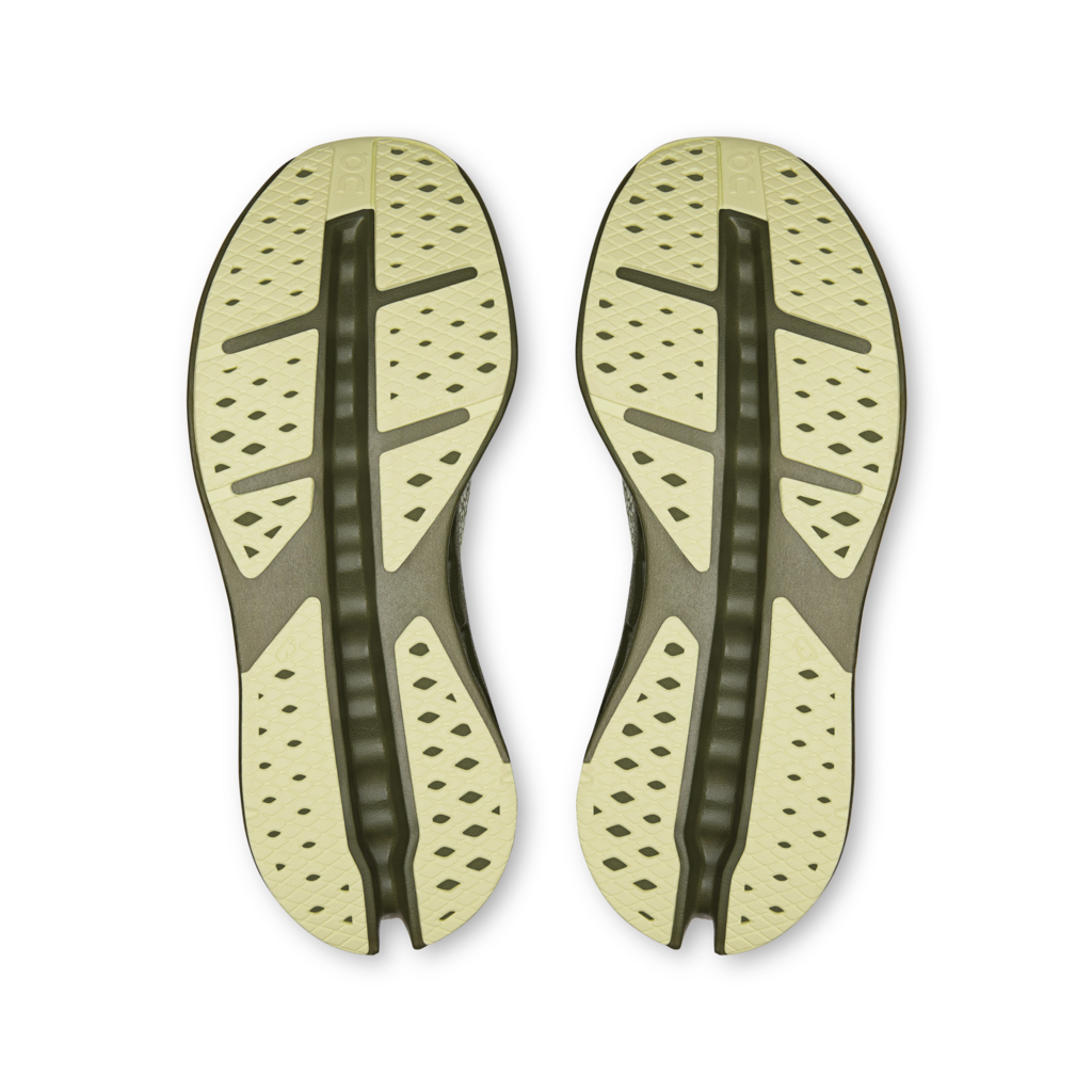 Explore On Women Cloudsurfer Max - Seedling / Olive for trail, outdoor & lifestyle use | Liv Activ Singapore