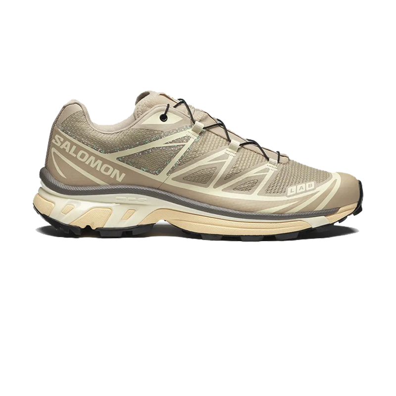 Explore Salomon Unisex XT-6 Mindful 3 - White Pepper / Transparent Yellow / Falcon for trail, outdoor & lifestyle use | Liv Activ Singapore