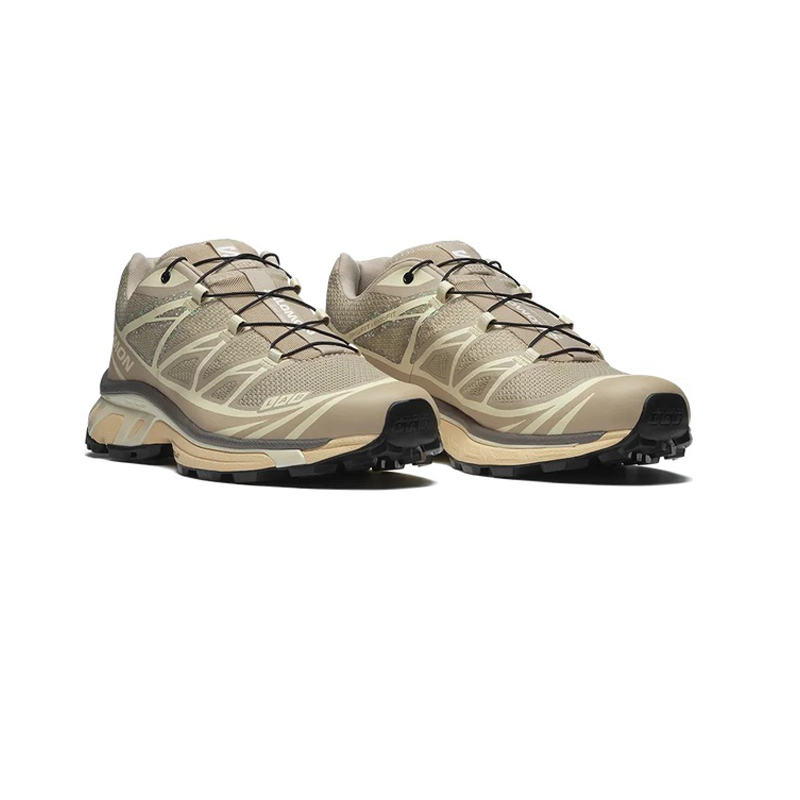 Explore Salomon Unisex XT-6 Mindful 3 - White Pepper / Transparent Yellow / Falcon for trail, outdoor & lifestyle use | Liv Activ Singapore