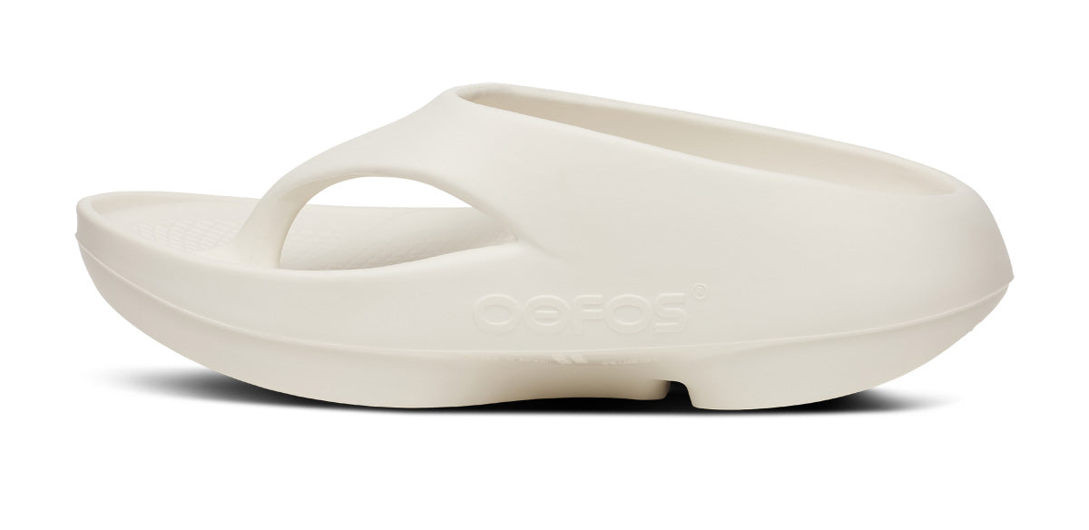 Explore OOFOS Unisex OOriginal Plus - Chalk for trail, outdoor & lifestyle use | Liv Activ Singapore