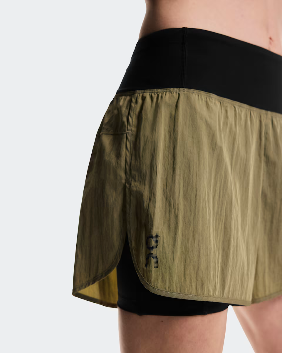 Explore On Women Performance Volt Shorts - Safari for trail, outdoor & lifestyle use | Liv Activ Singapore