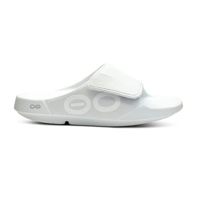 Explore OOFOS Unisex OOahh Sport Flex - White for trail, outdoor & lifestyle use | Liv Activ Singapore
