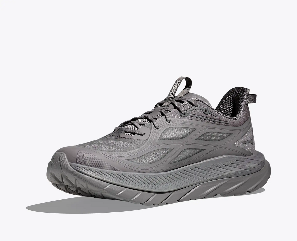 Explore HOKA Men Mach Remastered - Galactic Grey / Galactic Grey for trail, outdoor & lifestyle use | Liv Activ Singapore