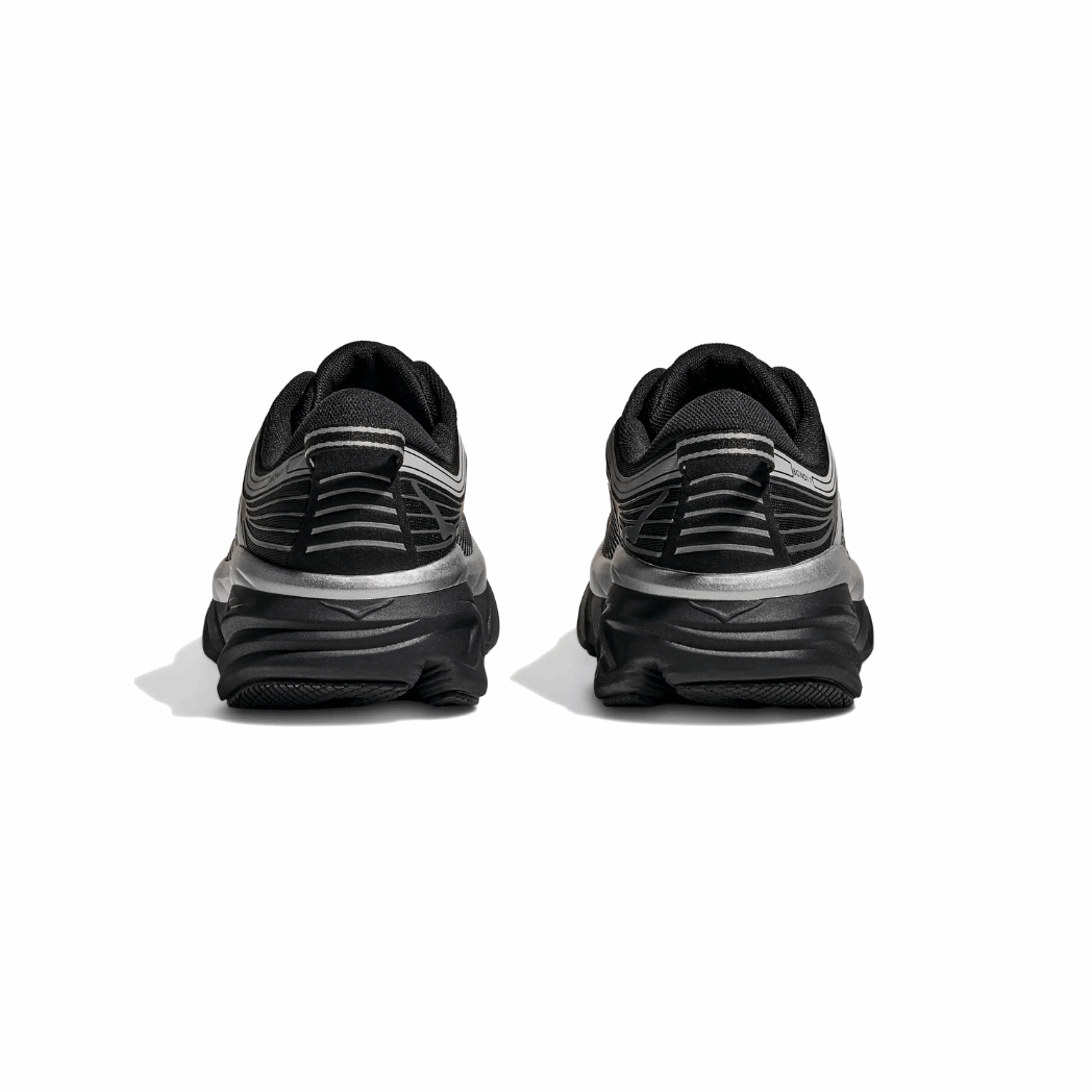 Explore HOKA Men Bondi 7 - Black / Stardust for trail, outdoor & lifestyle use | Liv Activ Singapore
