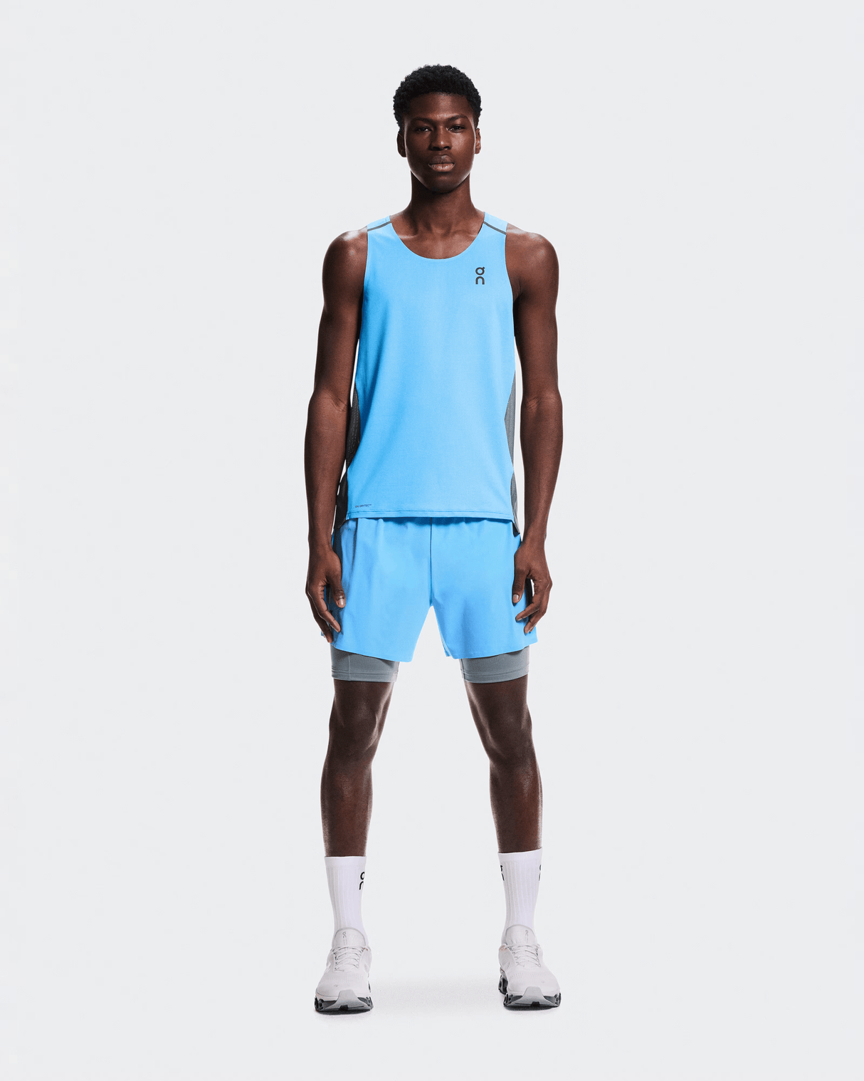 Explore On Men Performance Tank - Gourami / Rock for trail, outdoor & lifestyle use | Liv Activ Singapore