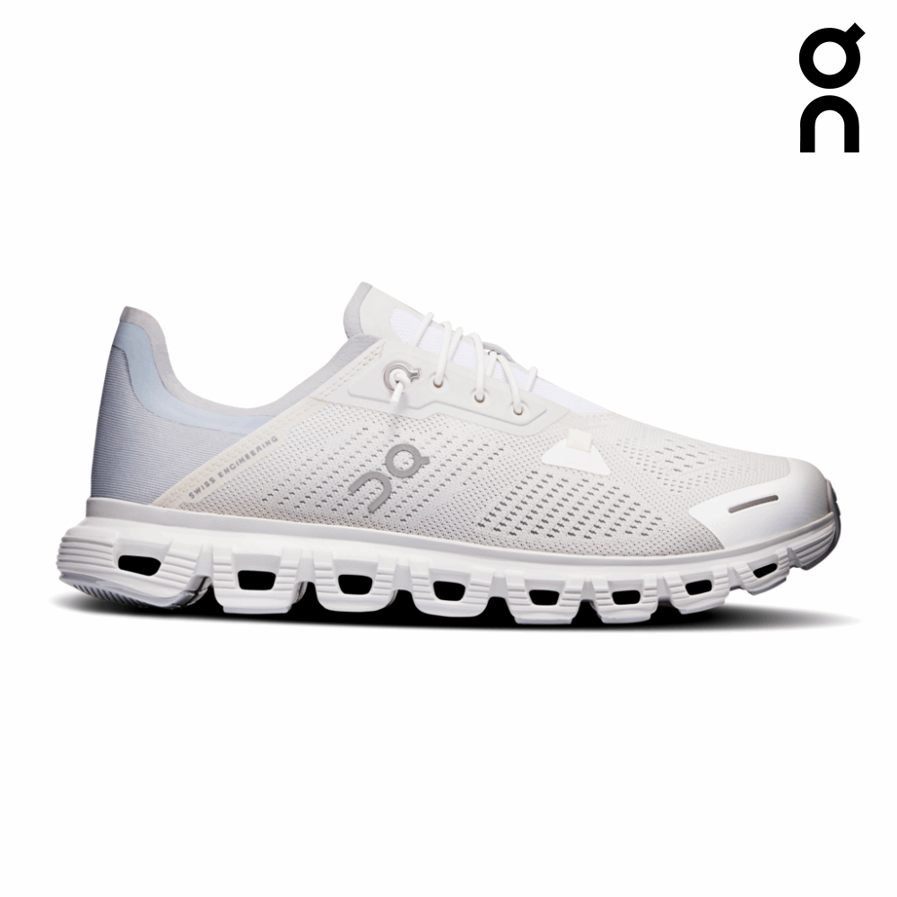 Explore On Women Cloud 6 Coast - White / Glacier for trail, outdoor & lifestyle use | Liv Activ Singapore