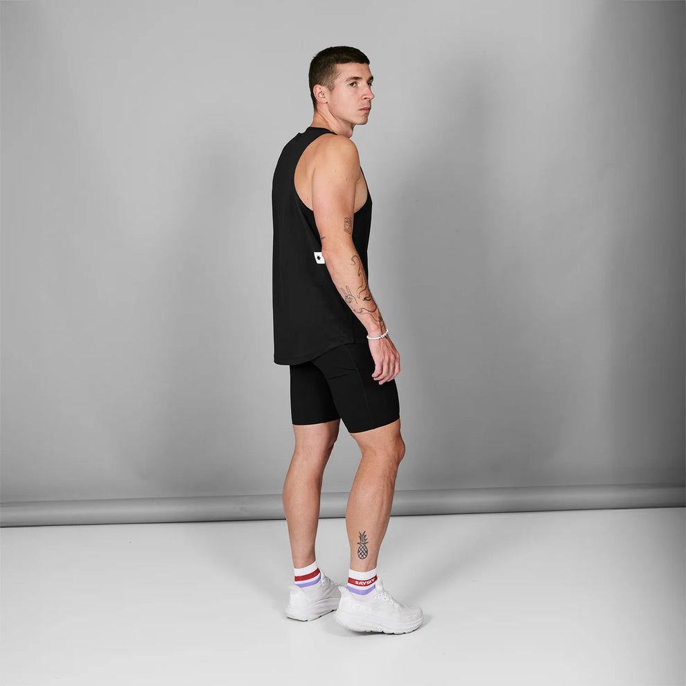 Explore SAYSKY Men Clean Combat Pro Singlet - Black for trail, outdoor & lifestyle use | Liv Activ Singapore