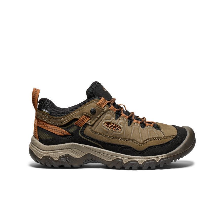 Explore KEEN Men Targhee IV Waterproof Wide - Sea Turtle / Roasted Pecan for trail, outdoor & lifestyle use | Liv Activ Singapore