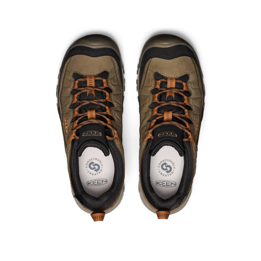 Explore KEEN Men Targhee IV Waterproof Wide - Sea Turtle / Roasted Pecan for trail, outdoor & lifestyle use | Liv Activ Singapore