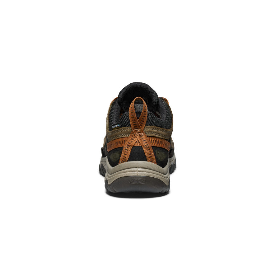 Explore KEEN Men Targhee IV Waterproof Wide - Sea Turtle / Roasted Pecan for trail, outdoor & lifestyle use | Liv Activ Singapore