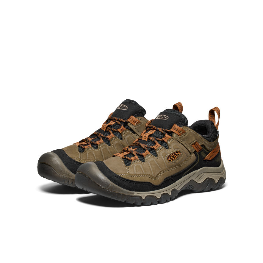 Explore KEEN Men Targhee IV Waterproof Wide - Sea Turtle / Roasted Pecan for trail, outdoor & lifestyle use | Liv Activ Singapore