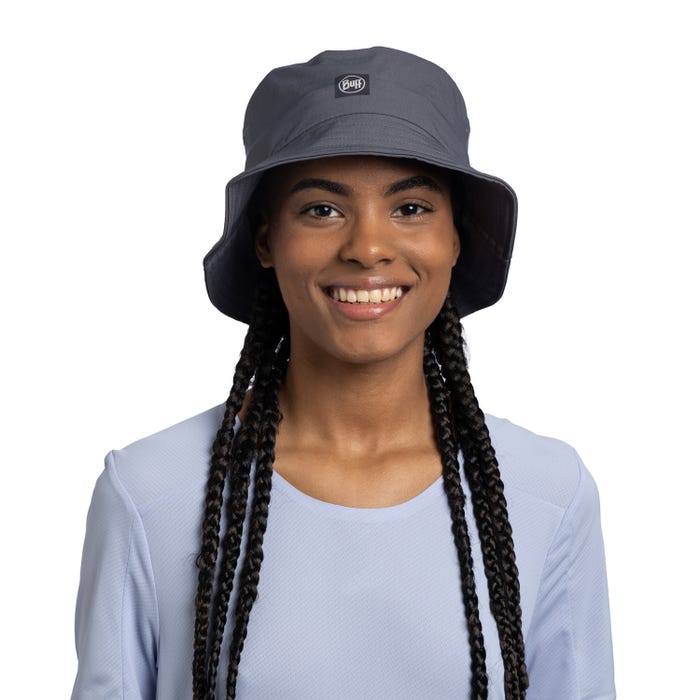Explore BUFF® Adventure Bucket Hat - Solid Ash for trail, outdoor & lifestyle use | Liv Activ Singapore