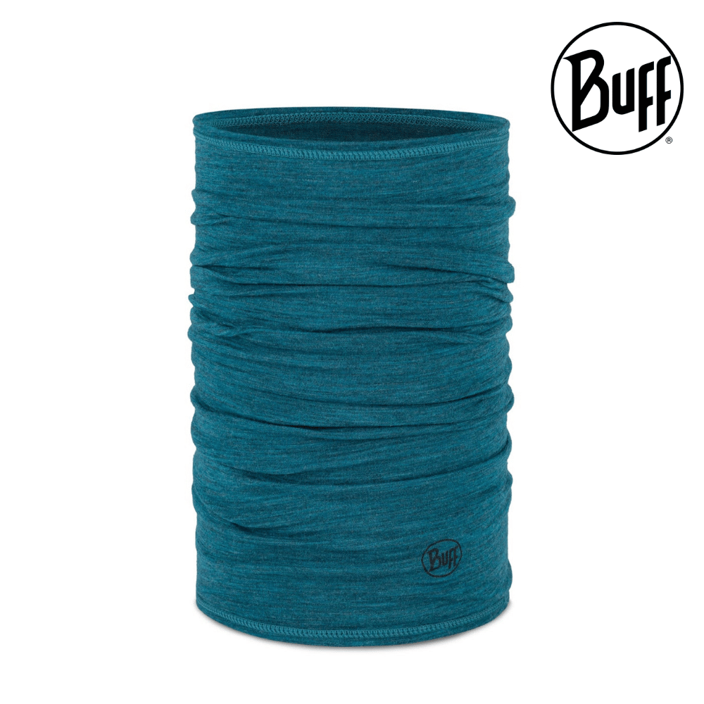 Explore BUFF® Merino Lightweight Neckwear - Solid Teal for trail, outdoor & lifestyle use | Liv Activ Singapore