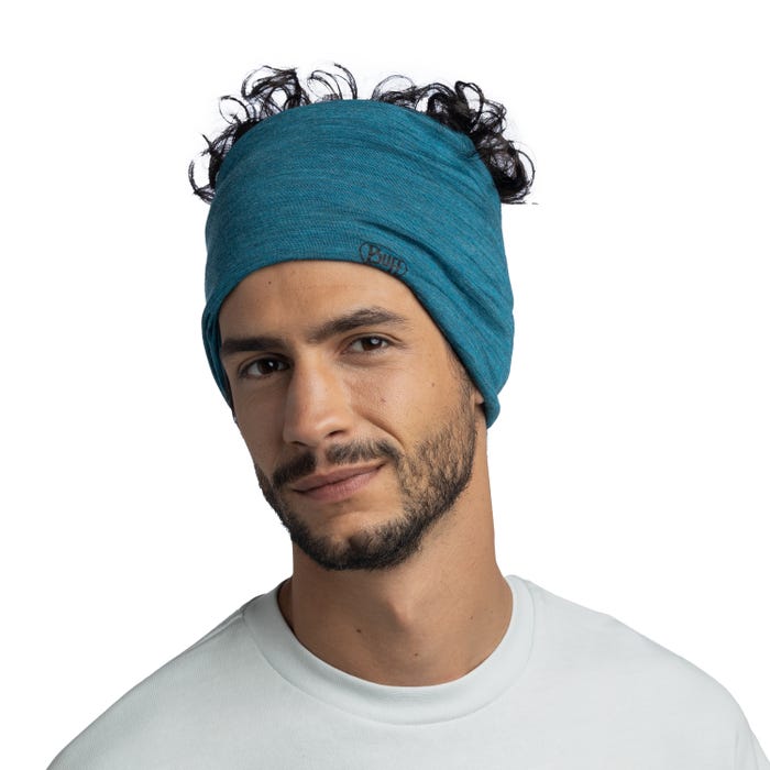 Explore BUFF® Merino Lightweight Neckwear - Solid Teal for trail, outdoor & lifestyle use | Liv Activ Singapore
