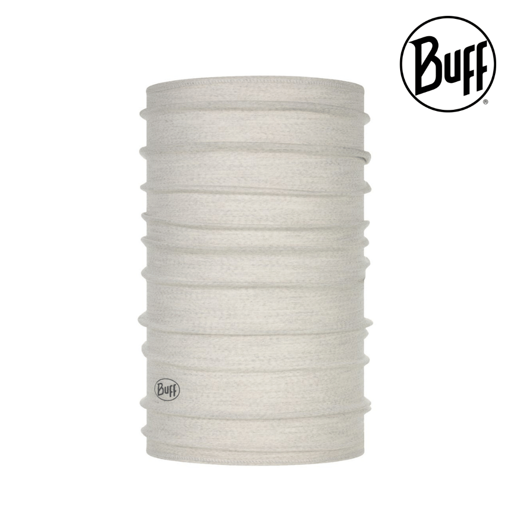 Explore BUFF® Merino Lightweight Neckwear - Solid Cloud for trail, outdoor & lifestyle use | Liv Activ Singapore