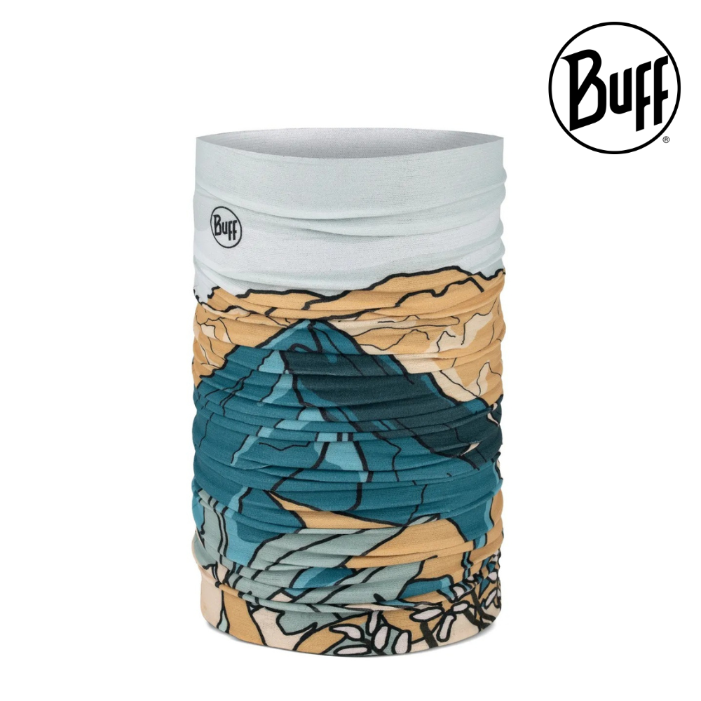 Explore BUFF® Coolnet UV® Neckwear - Nive Teal for trail, outdoor & lifestyle use | Liv Activ Singapore