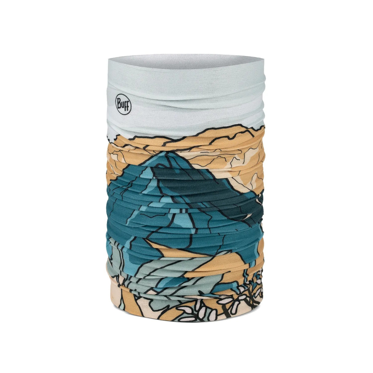 Explore BUFF® Coolnet UV® Neckwear - Nive Teal for trail, outdoor & lifestyle use | Liv Activ Singapore