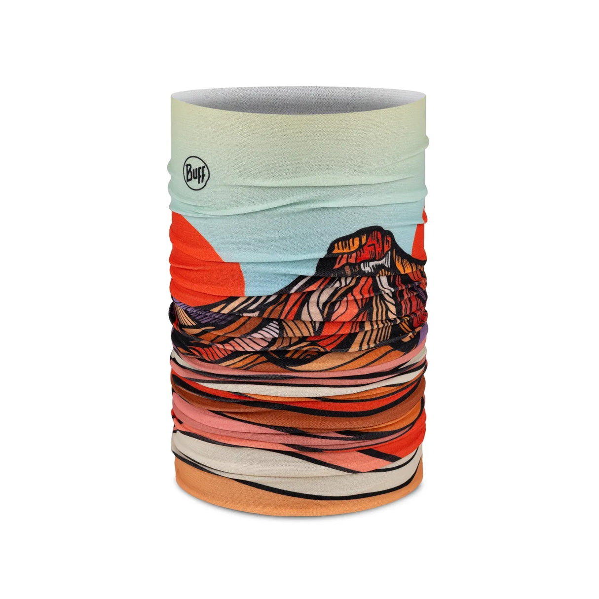 Explore BUFF® CoolNet UV® Neckwear - Theaberry Multi by Micayla Gatto for trail, outdoor & lifestyle use | Liv Activ Singapore