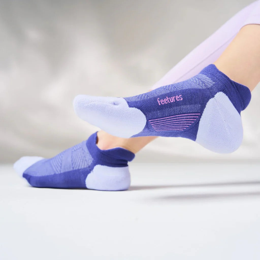 Explore Feetures Active Elite Max Cushion No Show Tab - Future Dusk for trail, outdoor & lifestyle use | Liv Activ Singapore
