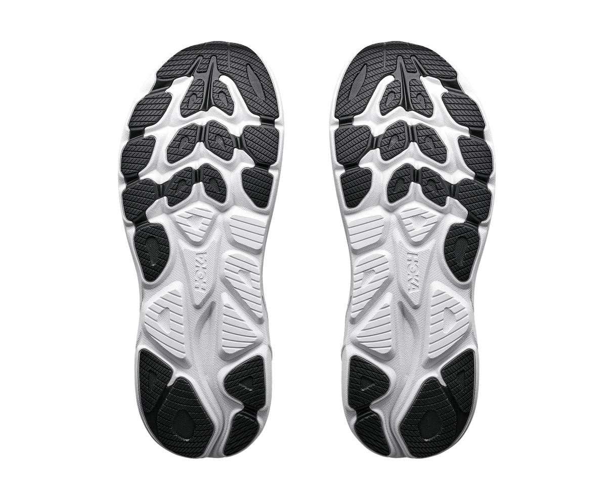 Explore HOKA Men Clifton 11 Wide - Black / Cosmic Grey for trail, outdoor & lifestyle use | Liv Activ Singapore