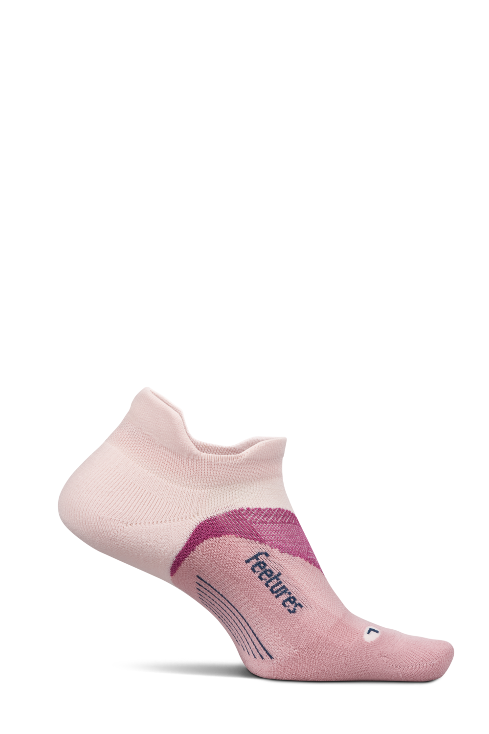 Feetures Active Elite Light Cushion No Show Tab - Pink Salt