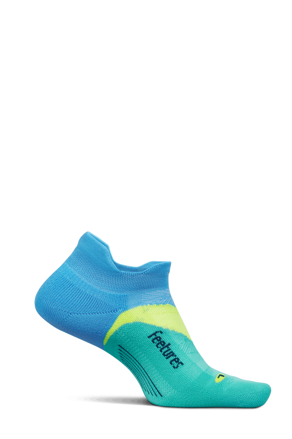 Feetures Active Elite Light Cushion No Show Tab - Arctic Blue