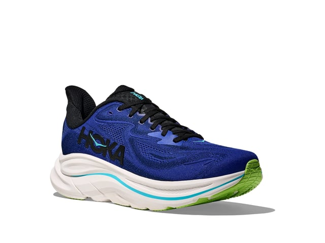 Explore HOKA Men Clifton 10 Wide - Night Sky / Midnight Blue for trail, outdoor & lifestyle use | Liv Activ Singapore