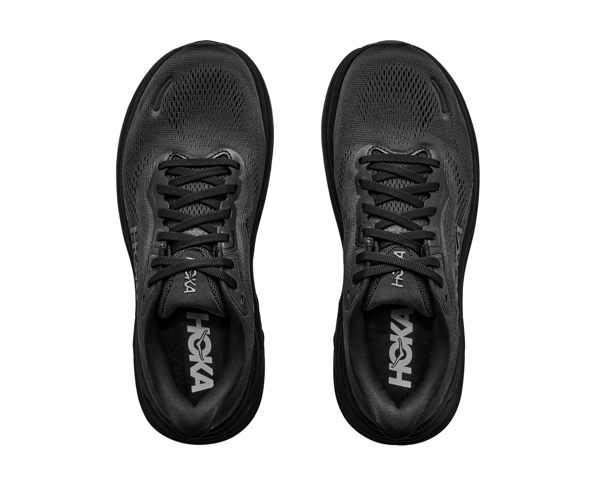 Explore HOKA Men Clifton 11 Wide - Black / Black for trail, outdoor & lifestyle use | Liv Activ Singapore