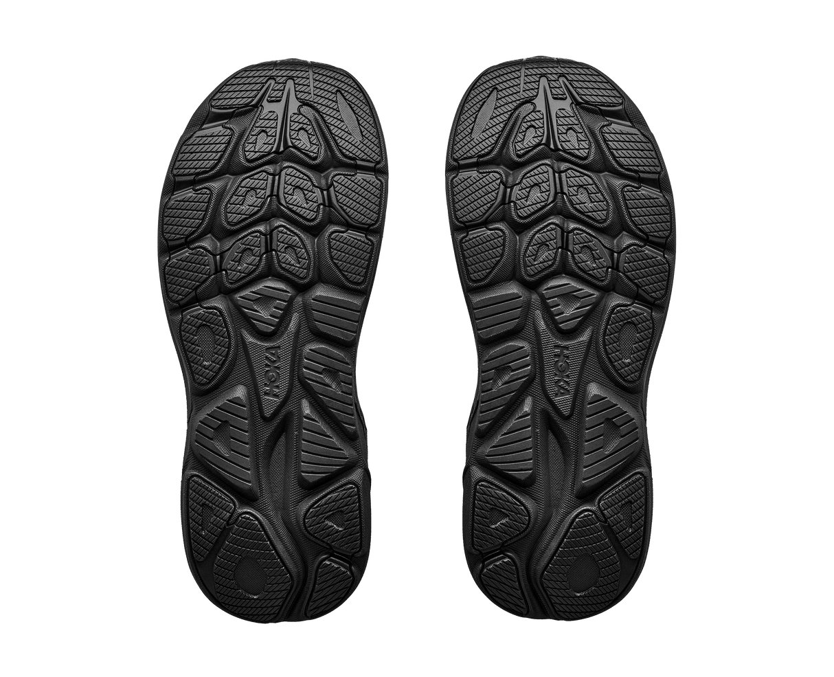 Explore HOKA Men Clifton 11 Wide - Black / Black for trail, outdoor & lifestyle use | Liv Activ Singapore