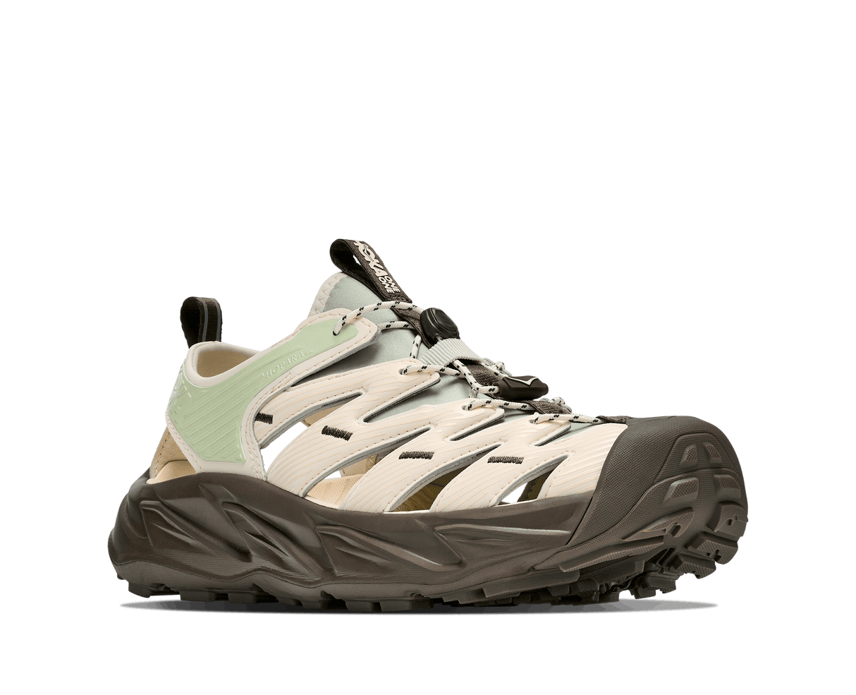 Explore HOKA Unisex Hopara - Morning Dew / Antique Olive for trail, outdoor & lifestyle use | Liv Activ Singapore