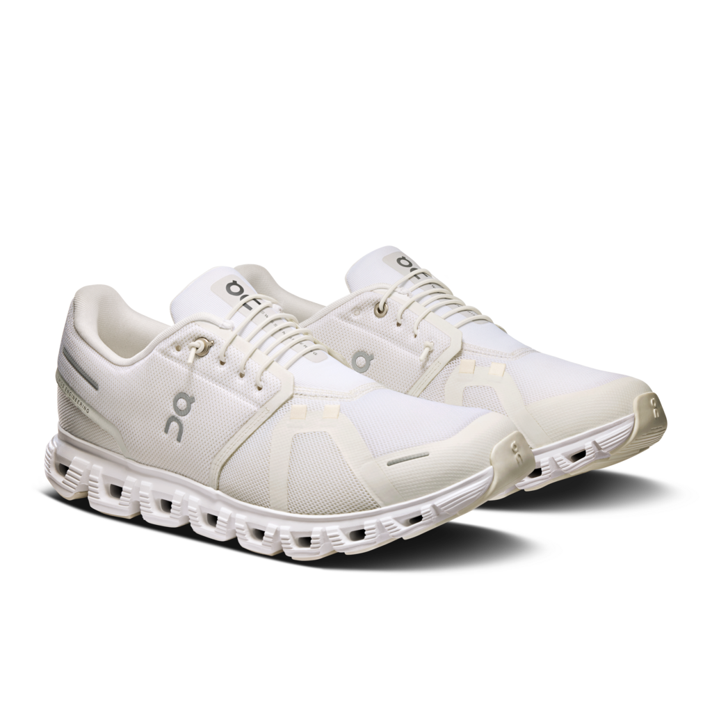 Explore On Men Cloud 6 Wide - White / White for trail, outdoor & lifestyle use | Liv Activ Singapore