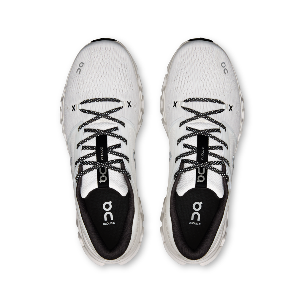 Explore On Men Cloud X 5 - White / Black for trail, outdoor & lifestyle use | Liv Activ Singapore