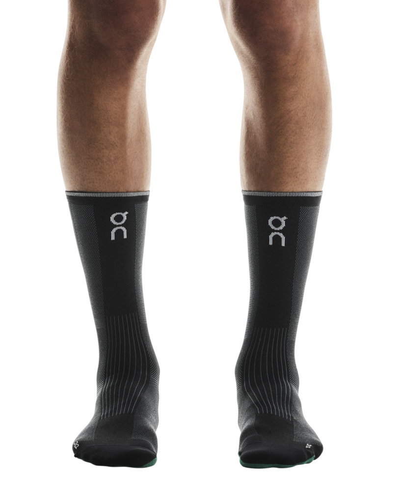 On Unisex Elite Run Sock High - Black