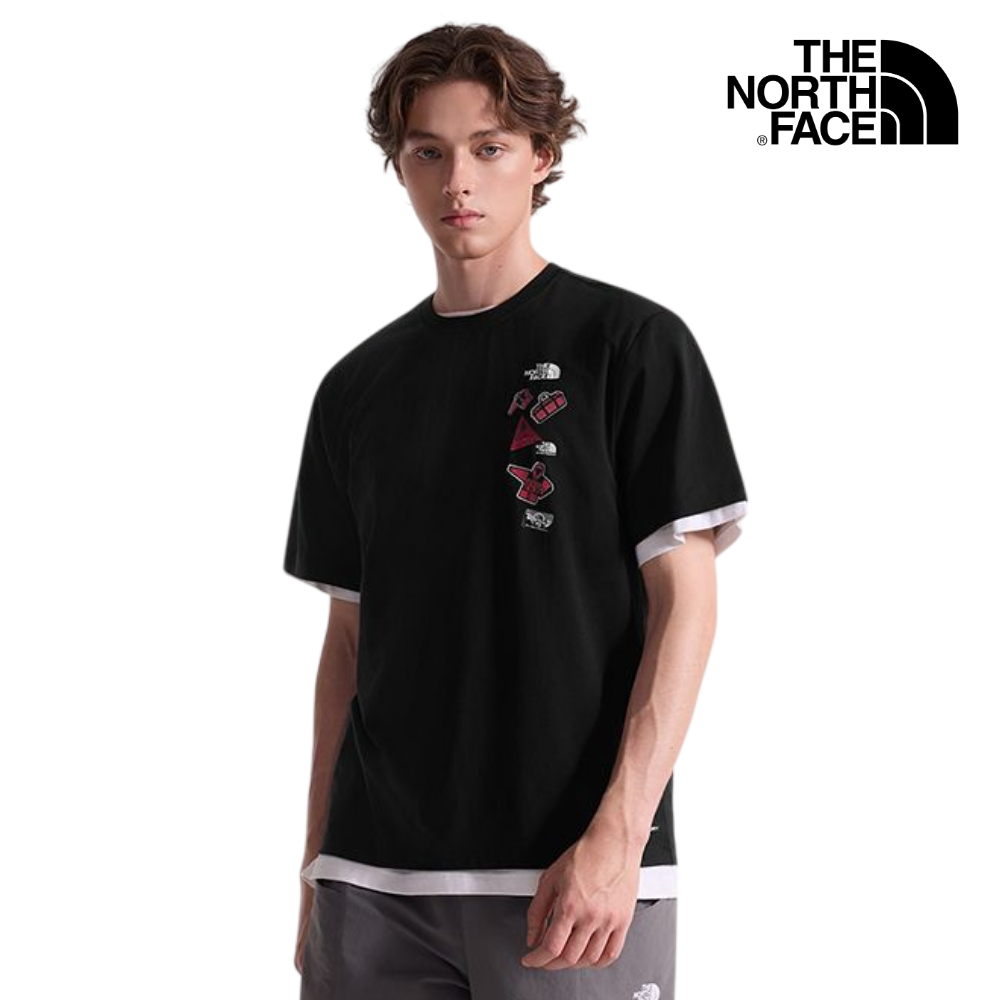 The North Face Unisex Icon Patch Relaxed SS Tee Graphic - AP TNF Black