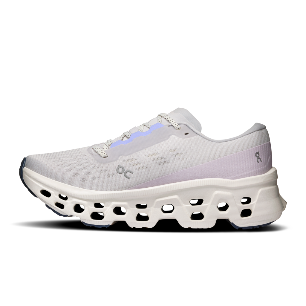 ON Women Cloudmonster 3 Wide - Frost / Ivory