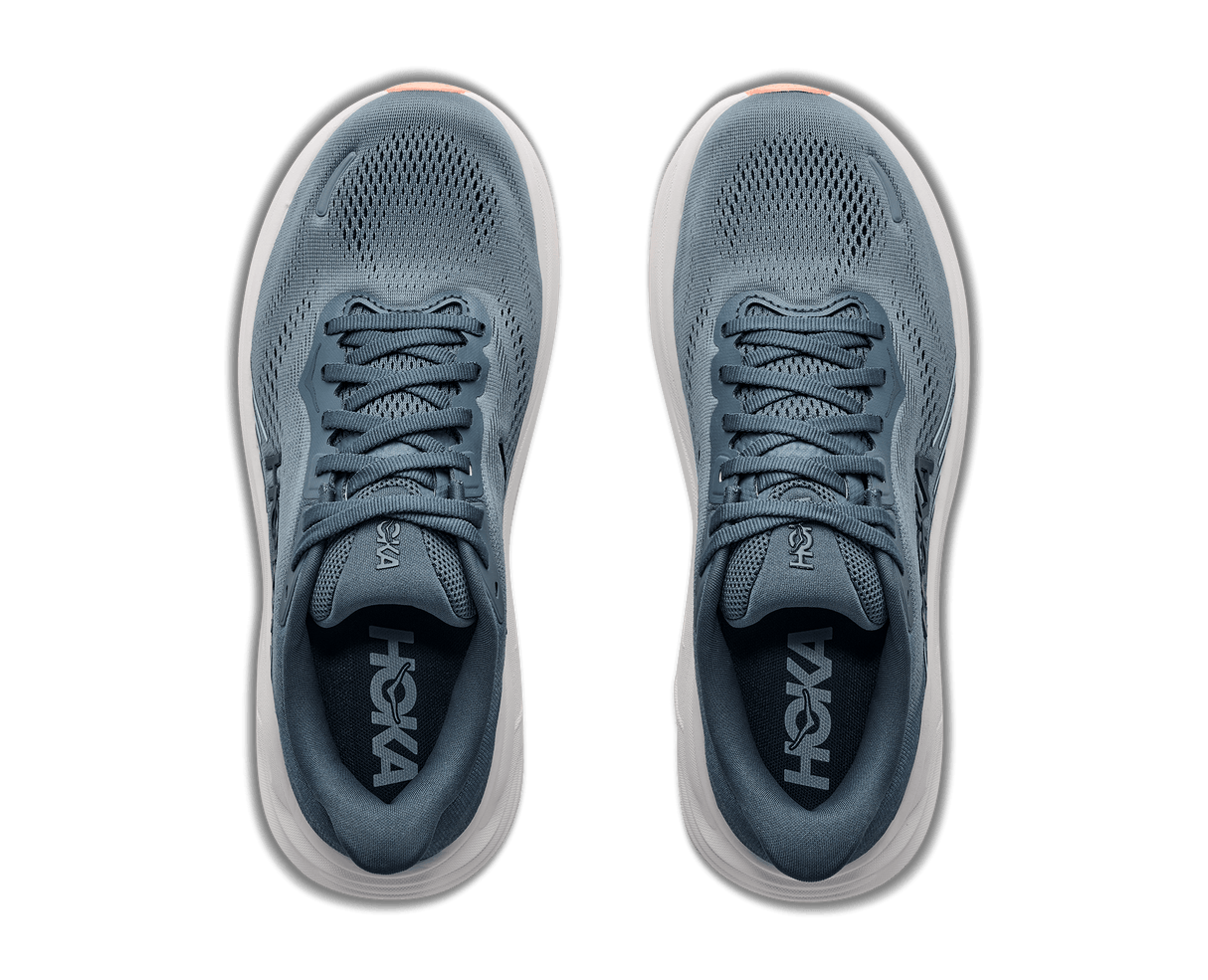 HOKA Women Clifton 11 Wide - Faded Navy / Glimmering Blue