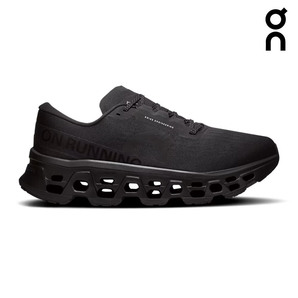 On Men Cloudmonster 3 Wide - Black / Black