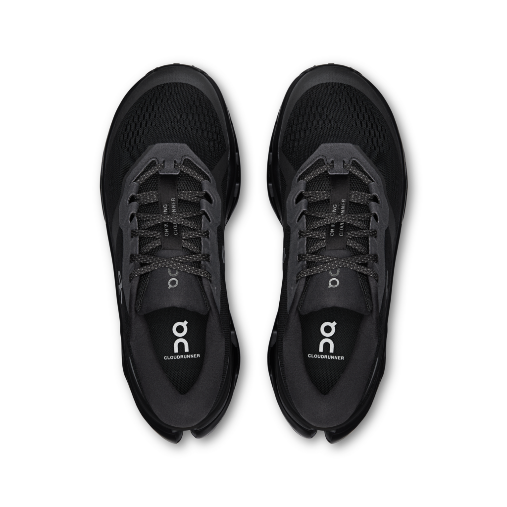On Men Cloudrunner 3 Wide - Black / Black