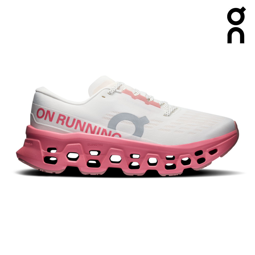 On Women Cloudmonster 3 - Ivory / Camellia