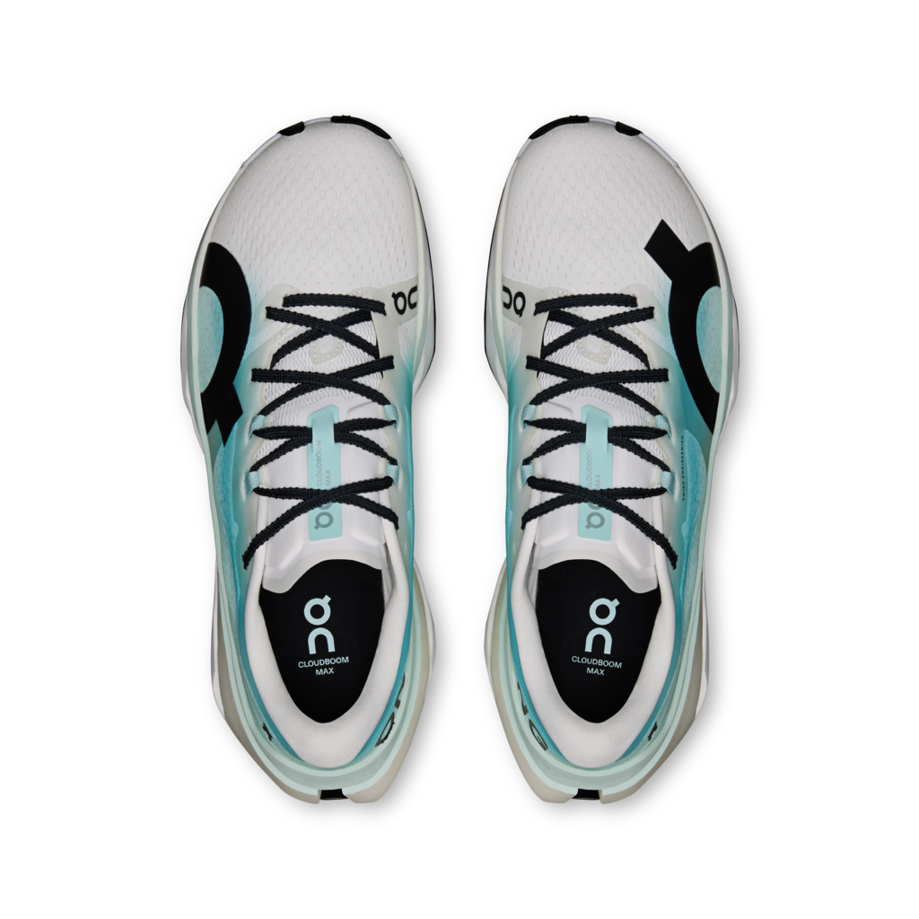 Explore On Men Cloudboom Max - White / Flurry for trail, outdoor & lifestyle use | Liv Activ Singapore