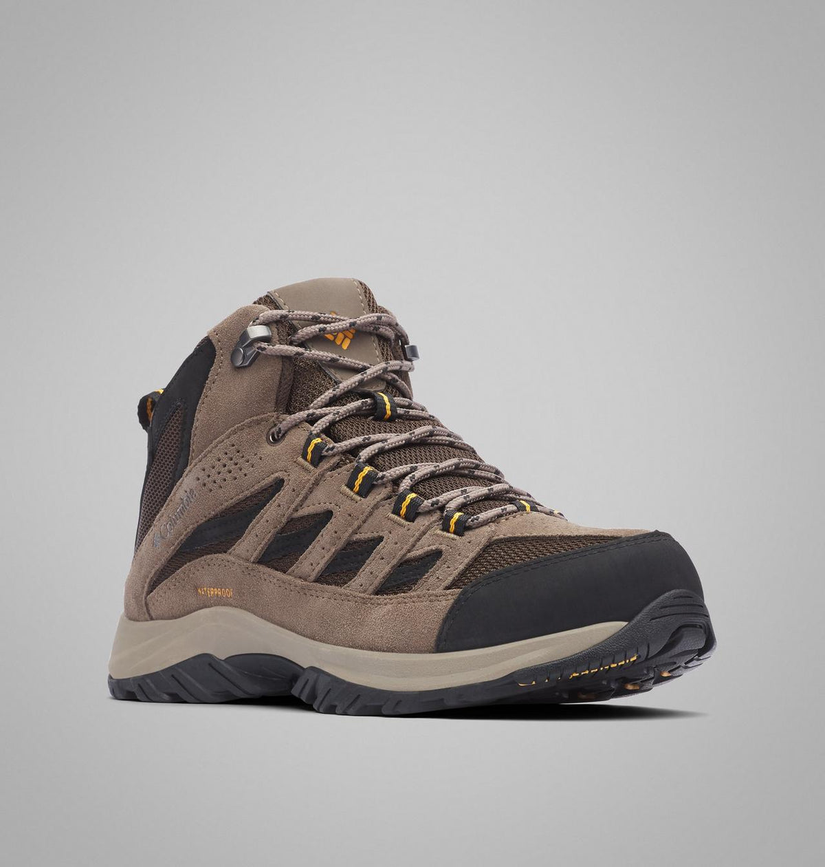 Explore Columbia Men Crestwood Mid Waterproof - Cordovan / Squash for trail, outdoor & lifestyle use | Liv Activ Singapore