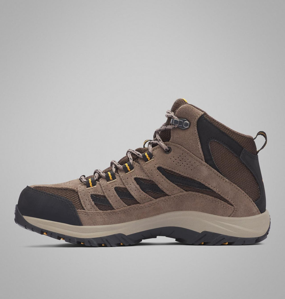 Explore Columbia Men Crestwood Mid Waterproof - Cordovan / Squash for trail, outdoor & lifestyle use | Liv Activ Singapore