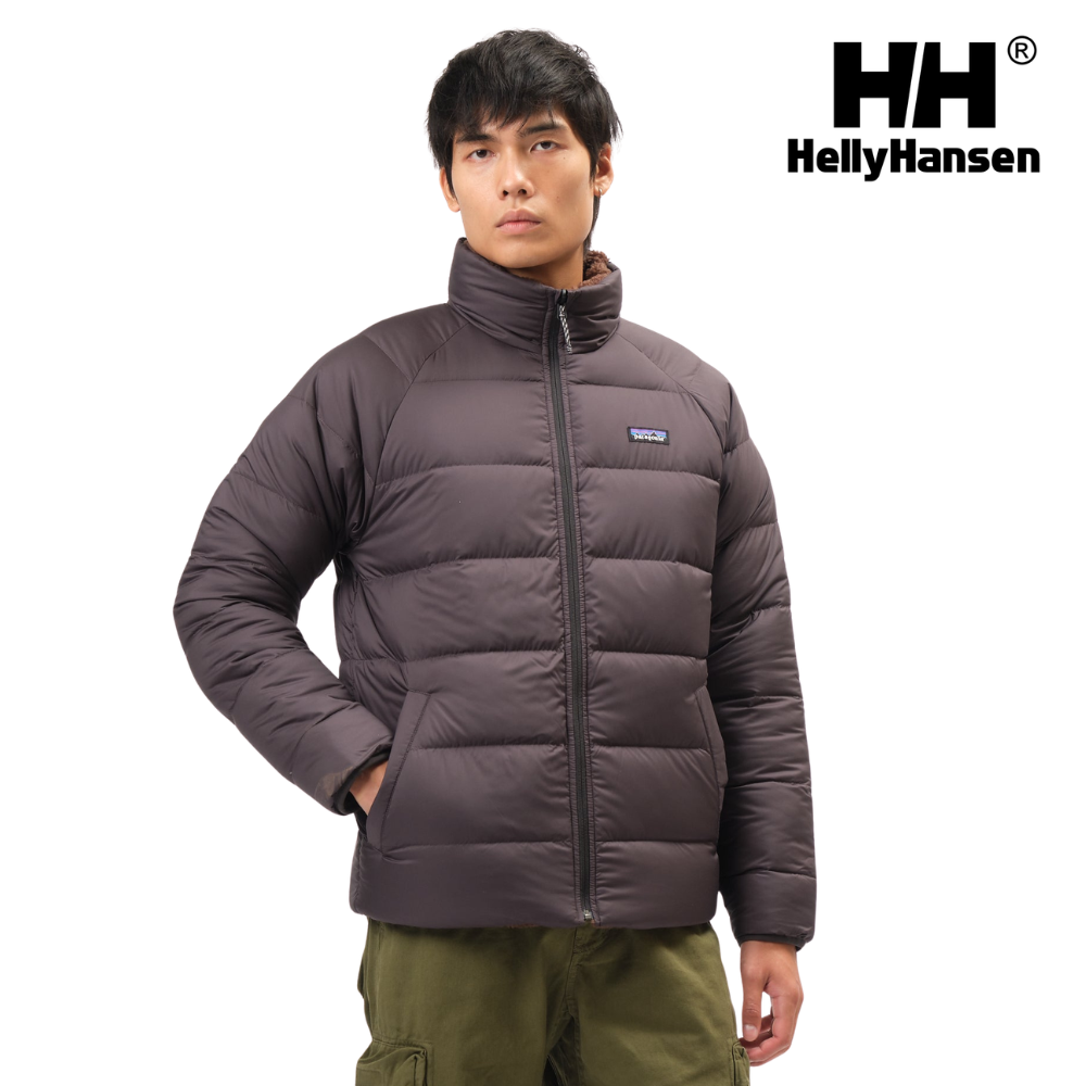 Explore Patagonia Men Reversible Silent Down Jacket - Ink Black for trail, outdoor & lifestyle use | Liv Activ Singapore