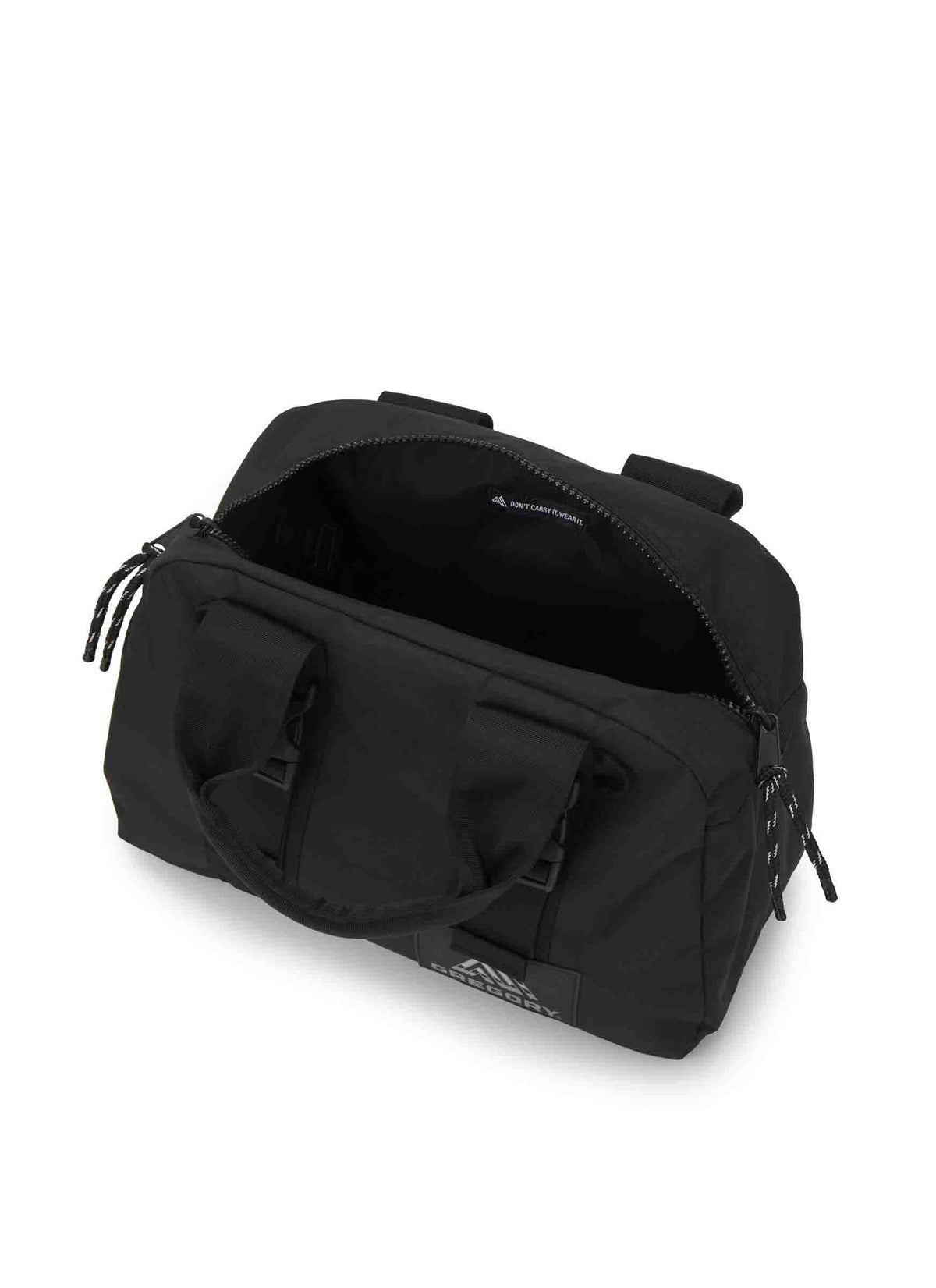Explore Gregory Jawbreaker Duffel XS - Jet Black for trail, outdoor & lifestyle use | Liv Activ Singapore